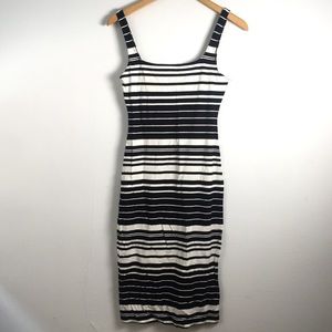 American Apparel Black & White Striped Dress